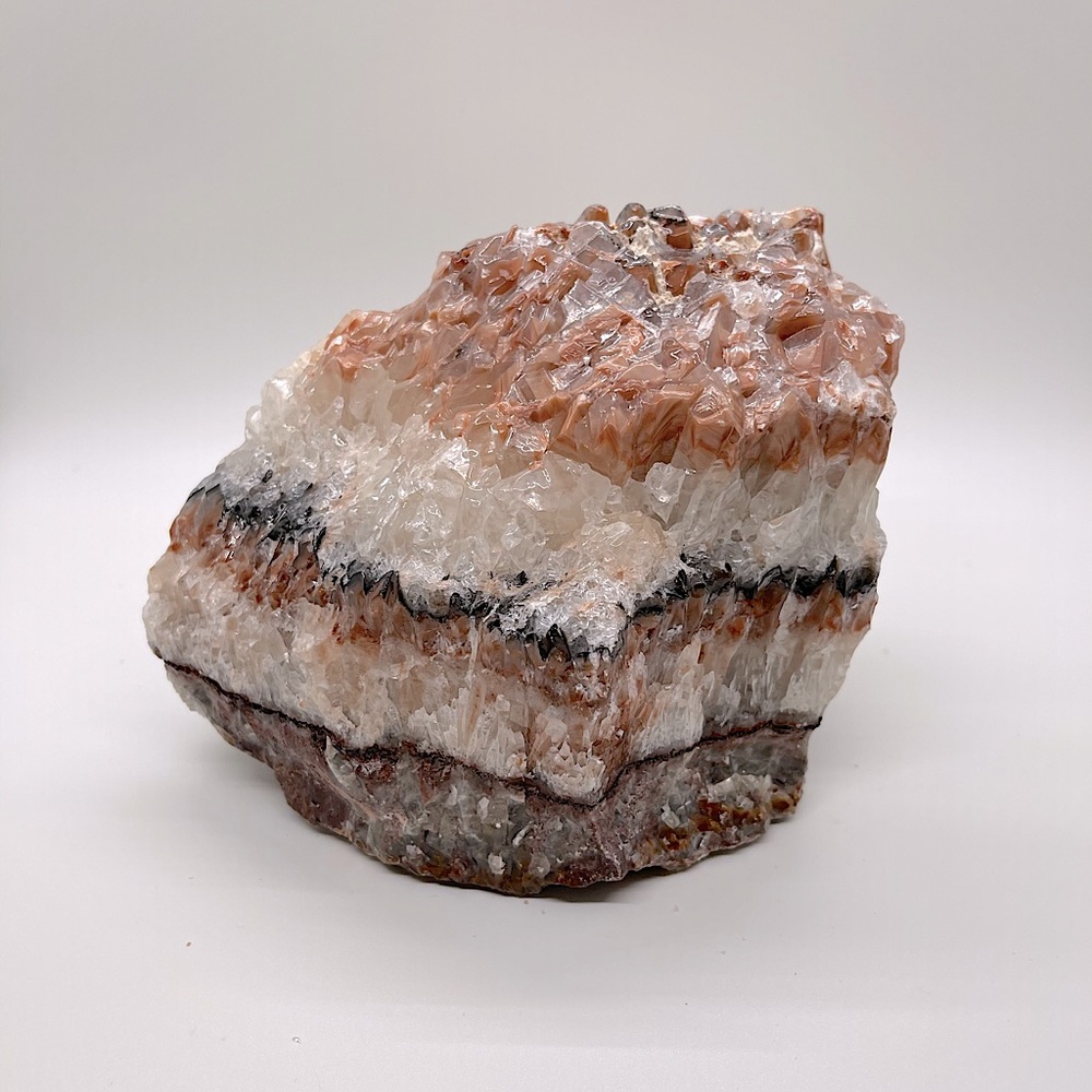 Hematoid Fire Quartz Crystal Gemstone